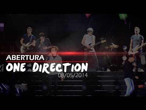 (HD) Abertura do Show - One Direction RJ/Brazil 08/05/2014