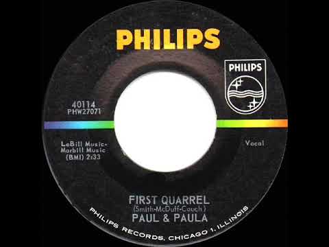 1963 HITS ARCHIVE: First Quarrel - Paul & Paula