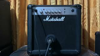 Video thumbnail for Marshall MG15CF (sound demo) by Santiago Moreno