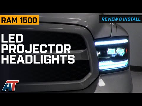 2009-2018 RAM 1500 Switchback Sequential Full LED Projector Headlights Review & Install