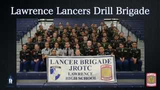 preview picture of video 'Lawrence Lancer Brigade Drill Team Comal Competition'