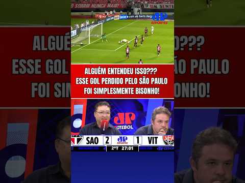 GOL PERDIDO BISONHO!!! OLHA ESSE LANCE QUE IRRITOU A TORCIDA DO SÃO PAULO CONTRA O VITÓRIA!