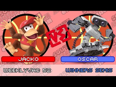 WeeklyVac 52 - SSBU - Jacko (Diddy Kong) vs Oscar (R.O.B.)