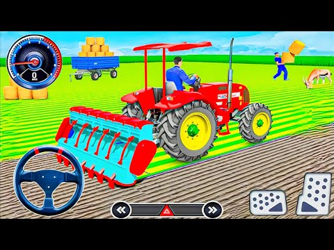 Modern Tractor Farming Driving Simulator 3D - New Tractor Games - Android  Gameplay