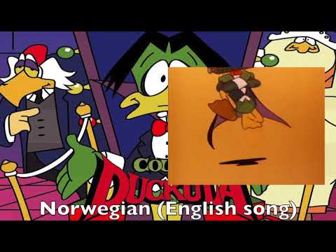 Count Duckula Opening Multilanguage Comparison