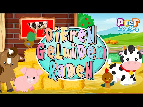 Dierengeluiden voor Peuters 1 | Boerderijdieren dieren filmpjes | Welk dier hoort bij welk geluid?