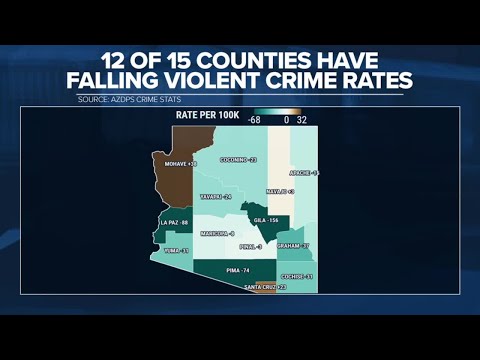 Arizona Crime Rate Map