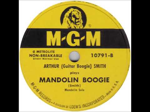Arthur (Guitar Boogie) Smith and His Crackerjacks ~ Mandolin Boogie (1950)