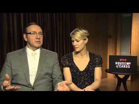 , title : 'House of Cards - Kevin Spacey, Robin Wright and Michael Kelly interview'