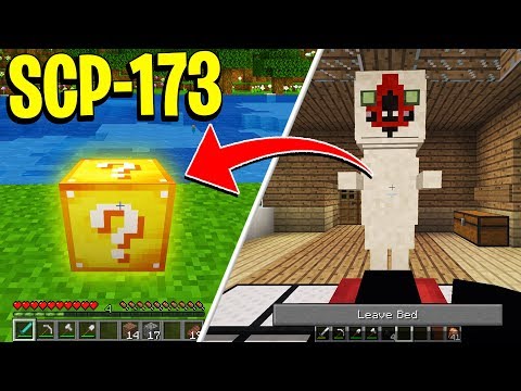 SCP-173 WAS HIDING IN A LUCKY BLOCK in Minecraft.... - SCP Hunting in Minecraft