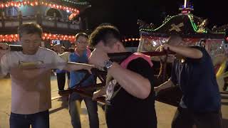 彰化花壇白沙坑文德宮-神轎班練習