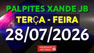 PALPITE DIA 28/07/2026 | JOGO DO BICHO TODAS AS LOTERIAS 