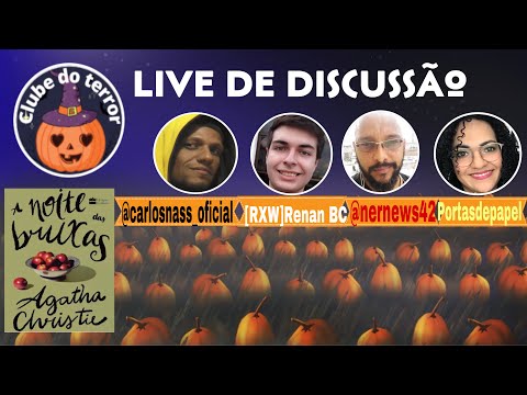 A NOITE DAS BRUXAS - CLUBE DO TERROR | LIVE DE DISCUSSO