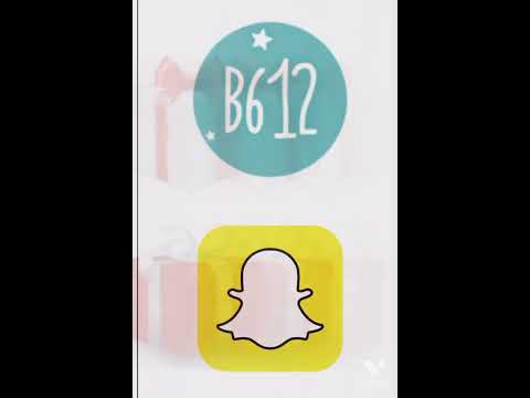 b612 v/s snapchat #video #viral