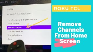 How to Remove Roku TCL Channels