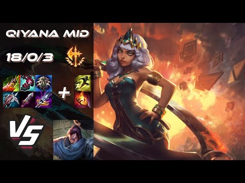 MID Qiyana vs Yasuo - NA Grandmaster Patch 26.3