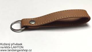 Kožený přívěsek na klíče LAHTON