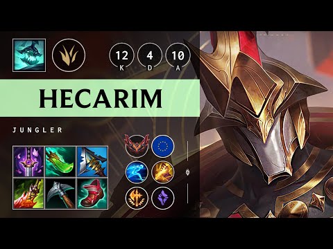 Hecarim Jungle vs Shaco - EUW Grandmaster Patch 25.07