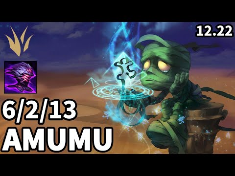 Amumu Jungle vs Nunu & Willump - EUW Master | Patch 12.22