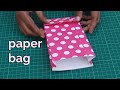 How To Make Paper Bag At Home Paper Shopping Bag Craft Ideas Handmade At Home