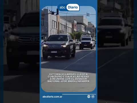 Victoria Villarruel llegó a Comodoro y viaja a Las Heras a reunirse con el senador nacional José…