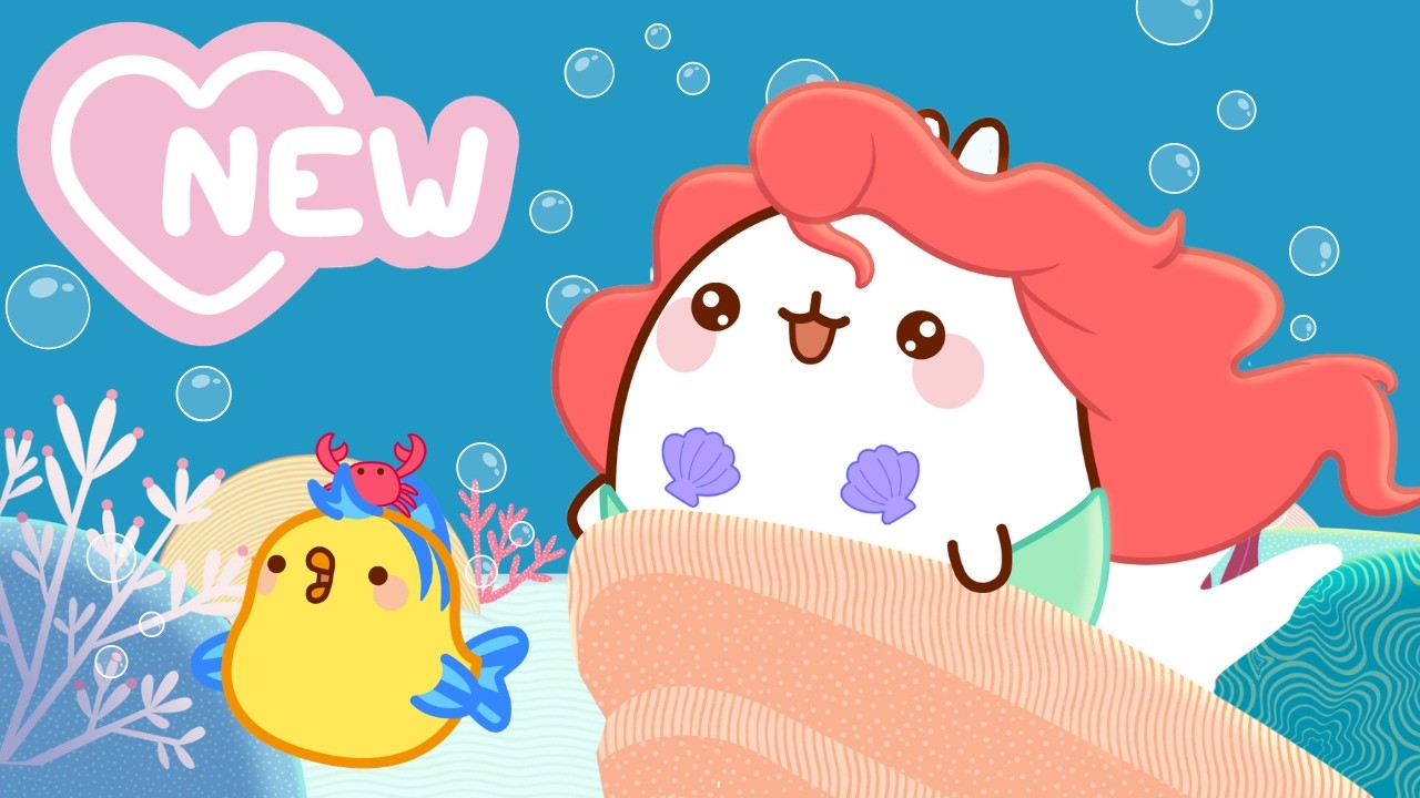 Molang & the Little Mermaid 🧜‍♀️✨ A Magical Ocean Adventure