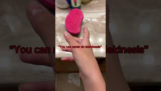 just some telekinesis practice!