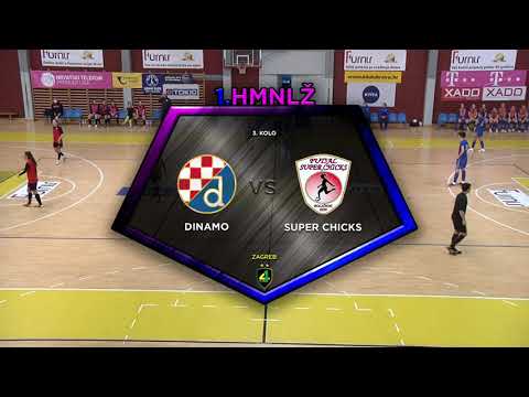 ŽNK DINAMO vs SUPER CHICKS 3:2 (3. kolo, 1. HMNLŽ 20/21)