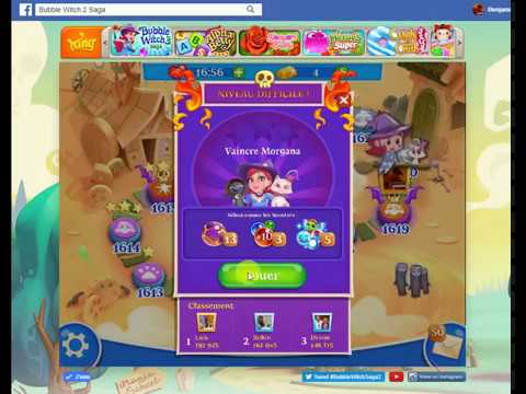 Bubble Witch Saga 2-Level 1619