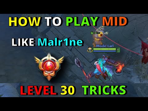 HOW TO PLAY HUSKAR Ft. Malr1ne in first 6minutes.Tricks OF level 30 huskar Dota 2 Educationa
