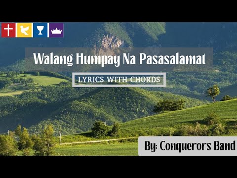 Walang Humpay na Pasasalamat (lyrics with chords) - Conquerors Band | PrimoTorials #christiansongs