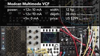 Video thumbnail for Modcan Multimode Filter 1/2: Overview (LMS Eurorack Expansion Project) by Chris Meyer's Alias Zone + Learning Modular