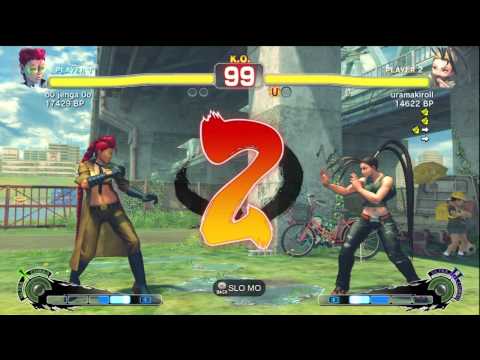 uramakiroll [Ibuki] vs o0 jenga 0o [Viper] SSF4 Japanese Online Ranked Matches - TRUE-HD