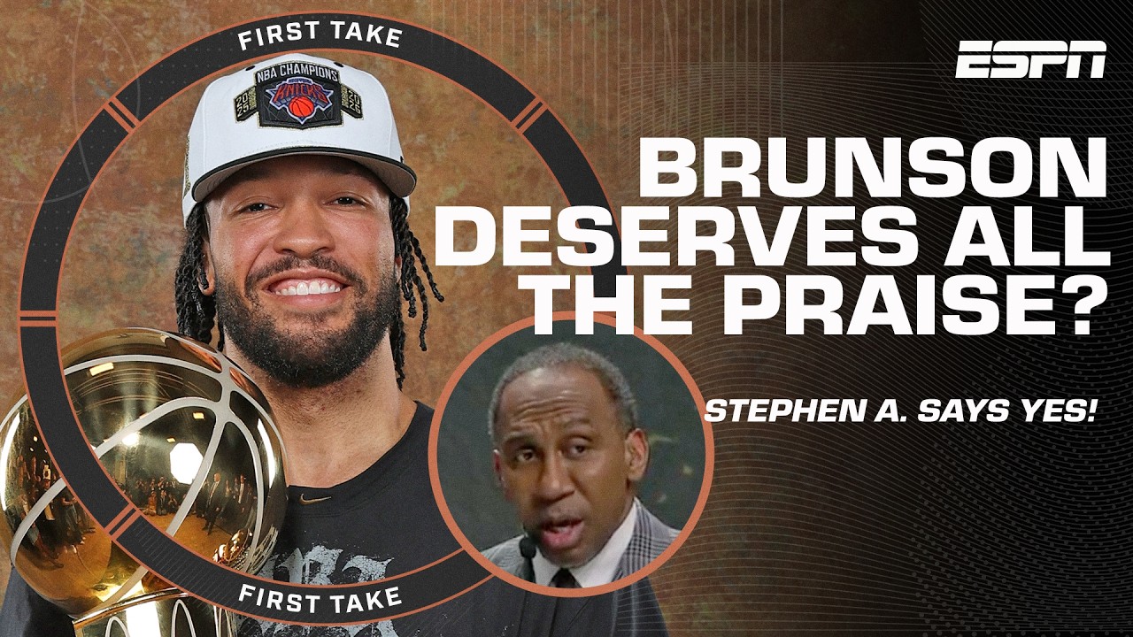 Stephen A. believes Jalen Brunson ‘SAVED THE NBA!’ 👀 🗣️ | First Take