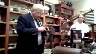 Professor Greenslade Shows His Physics Apparatus Museum