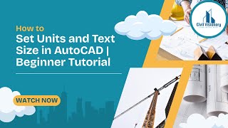 How to Set Units and Text Size in AutoCAD | Beginner Tutorial