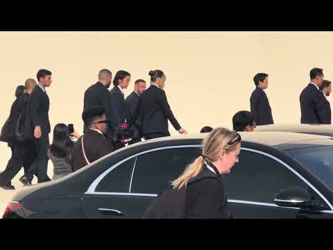 Jimin 박지민 OF BTS at fashion show dior in Paris ￼