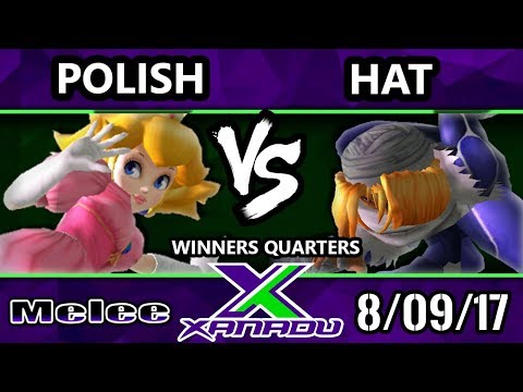 S@X 214 - Polish (Peach) Vs. Hat (Sheik) - Smash Melee Winners Quarters - SSBM