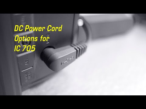 DC Power Cable Options for IC 705