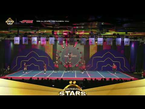 147  Fire All Stars  Fire Rainbow  Cali | Continental Stars 2023