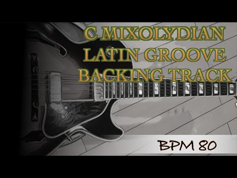 Latin Groove Backing track - C Mixolydian (C7)