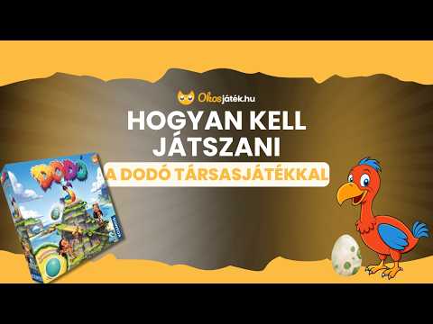 Hogy kell játszani a Dodó társasjátékkal? Játékbemutató és szabályok | okosjatek.hu - Okosjáték - Játékbolt és Webáruház Budapest