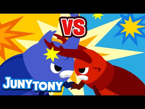 Besouro Rinoceronte vs Besouro Pinça | Que Ganhe O Melhor! | JunyTony em Português