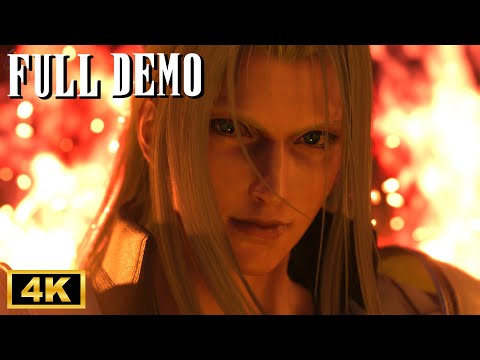 FINAL FANTASY 7 REBIRTH | FULL DEMO Walkthrough (4K 60FPS) No Commentary