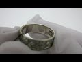 Відео огляд Срібне кільце Вінчальне кжх54 