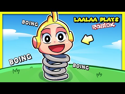 💛 BOING BOING BOING BOING | LaaLaa Plays Roblox Easy Spring Obby