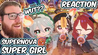 First Time Reacting to Hololive EN Justice "Supernova Super Girl | Laverick Reacts