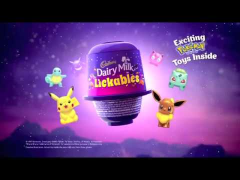 FREE Pokemon toy with every Cadbury Dairy Milk Lickables