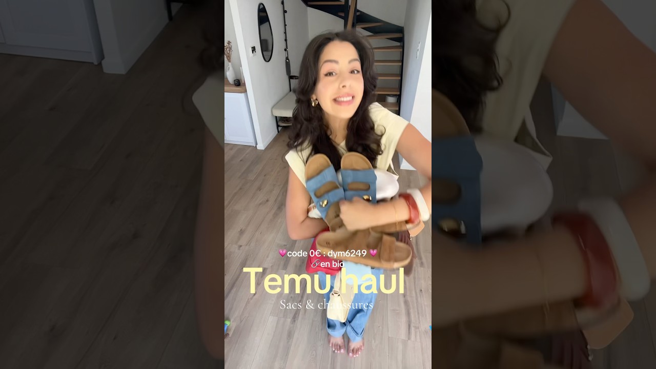 🎀 CODE PROMO : dym6249 #temu #temufrance #summervibe #haul #sac #chaussures