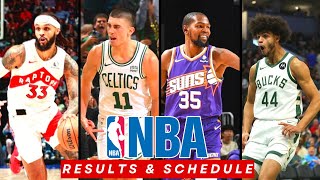 NBA Preseason Game Results & Schedules (October 8, 2023)